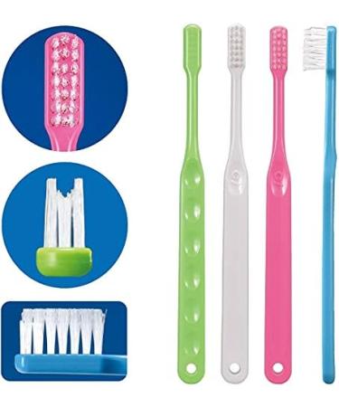 Orthodontic Toothbrush Set for Braces - U-Shaped Tuft & Lambda Brushes - Pink Made in Japan - Perfect Teeth Cleaning Tools - Buy Online on GoSupps.com
