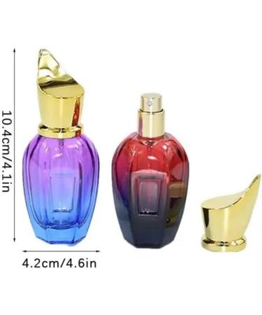 28ml Colorful Portable Refillable Perfume Bottle - Travel-Ready Glass Atomizer in Red & Black - Buy Online on GoSupps.com