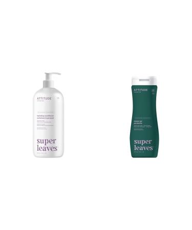 ATTITUDE Moisture Rich Hair Conditioner For Dry and Damaged Hair Naturally Derived Ingredients & Body Wash EWG Verified Shower Gel Dermatologically Tested Plant and Mineral-Based