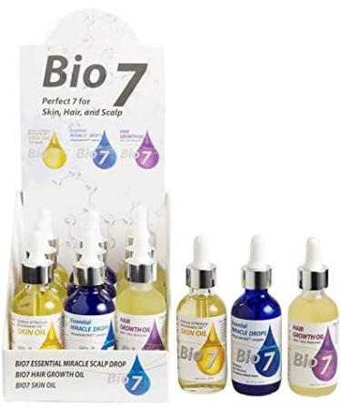 By Natures Bio 7 Essential Miracle Drops For Hair 57595 2oz - Buy Online on GoSupps.com