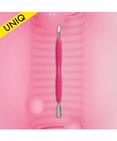 STALEKS PRO by Natury Nails Cuticle Pusher with Rubber Silicone Handle Stainless Steel UNIQ 10/4.2 - Buy Online on GoSupps.com