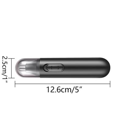 Buy Ear & Nose Hair Remover - Waterproof Stainless Steel Trimmer with Mute Motor & Cleaning Brush | Fast International Shipping - Buy Online on GoSupps.com