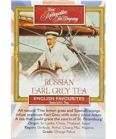 The Metropolitan Tea Company Russian Earl Grey Tea 500g / 1.1lbs - Buy Online on GoSupps.com
