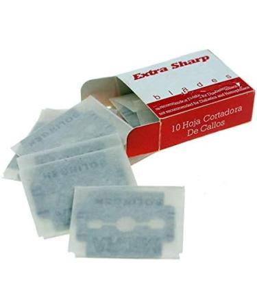 Yimart 100pcs Stainless Steel Corn Cutter & Foot Scraper Blades - Effective Cuticle & Callus Remover for Smooth Skin | International Shipping Available - Buy Online on GoSupps.com