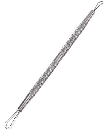 Stainless Steel Blackhead Pimples Acne Double Rings Squeeze Extractor Tool Practical Design