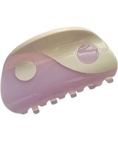 New 2025 New Yin Yang Hair Claws Geometric Acetate Semicircle Colorful Crab Claw Barrette Hair Accessories Jewelry Fashion Accessories Creative Gift - Buy Online on GoSupps.com