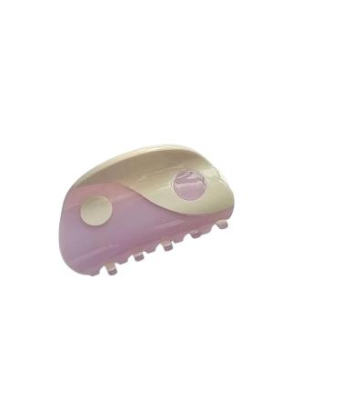 New 2025 New Yin Yang Hair Claws Geometric Acetate Semicircle Colorful Crab Claw Barrette Hair Accessories Jewelry Fashion Accessories Creative Gift