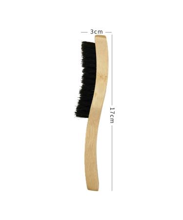 Beard Brush for Men - Wooden Stubble & Growth Comb | Badger Hair & Mustache Grooming - Buy Online on GoSupps.com