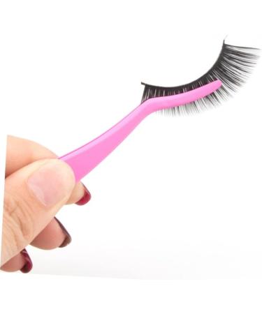 Didiseaon Lash Tweezers Fake Eyelashes Tweezers Eyelashes Dedicated Clips Tweezers for Makeup Special Clip Stainless Steel Pink 14.5*2.8*1.2cm Pink - Buy Online on GoSupps.com