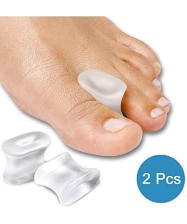 FXJ 2PCS Silicone Toe Separator Aligner & Protector - Bunion Corrector & Straightener for Curled Toes - Buy Online on GoSupps.com