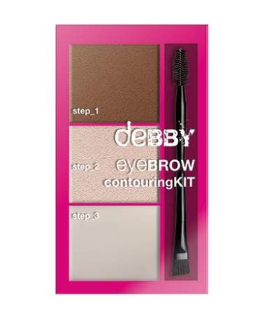 Debby EyeBROW Kit de contouring 1 medium