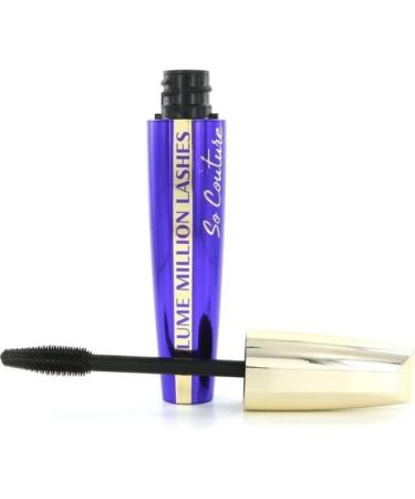 L'Oreal Paris Volume Million Lashes So Couture Mascara Black Volume And Intensity Leaving Lashes Soft So Couture Black 9.5 ml (Pack of 1)