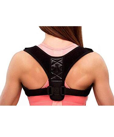 Posture Corrector for Men and Women - Comfortable Upper Back Brace Clavicle Support Device for Thoracic Kyphosis and Shoulder - Neck Pain Relief