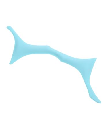 Angoily Makeup Tools and Accessories Brow Stencil Eyebrow Shaper Beauty Tools Eyebrow Trimming Blindfold 17.3x5.9cm Blue