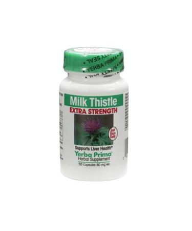 Yerba Prima Milk Thistle Extra Strength 50-Count