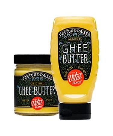 Vital Farms Original Ghee | 7.5 oz Squeeze Jar | Pure and Delicious Ghee - Buy Online on GoSupps.com