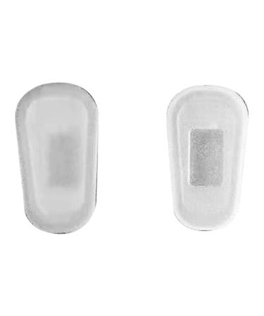 QWAMBVZE 50 Pairs Push-In Nose Pads for Glasses Nose Pads Transparent Soft Silicone