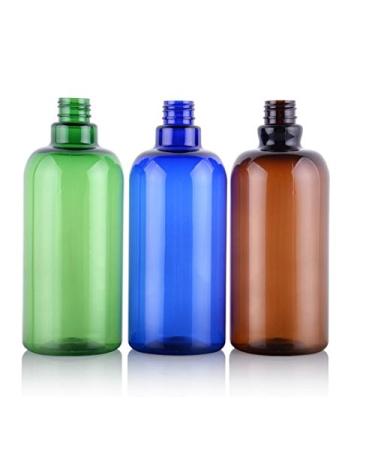2 Pack 500ml Refillable PET Bottles with Black Pumps - Perfect for Makeup Cosmetics and Travel Accessories - Buy Online on GoSupps.com