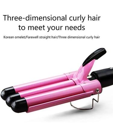 Peidesi 1 Inch Ceramic Hair Curling Iron - Professional Tourmaline Triple Barrel Curler for Perfect Egg Roll Curls - Hair Styling Tools & Wands - Buy Online on GoSupps.com