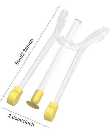 Contact Lens Remover Tool - Reusable Colored Silicone Slide with Storage Case | 10 Pieces Yellow Applicator & Suction Cup Accessories - Buy Online on GoSupps.com
