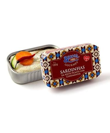 Briosa Gourmet Sardines in Spicy Olive Oil - 4.23 Oz