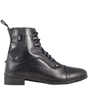 Saxon Ladies Syntovia Lace Paddock Boots Black 11 - Stylish and Durable Riding Boots - Buy Online on GoSupps.com