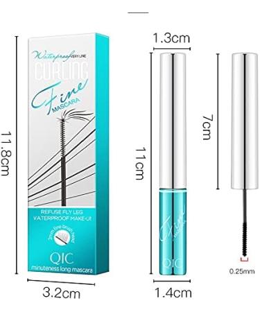 Waterproof Mascara for Short Thin Eyelashes Washable Volumizing Eyelash Mascara Intense Lengthening Mascara for Women Black (0.1 fl. oz.) - Buy Online on GoSupps.com