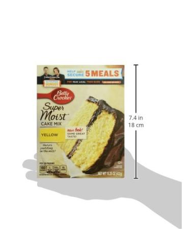 Betty Crocker Super Moist Yellow Cake Mix 15.25 oz - Delicious Baking Essential - Buy Online on GoSupps.com