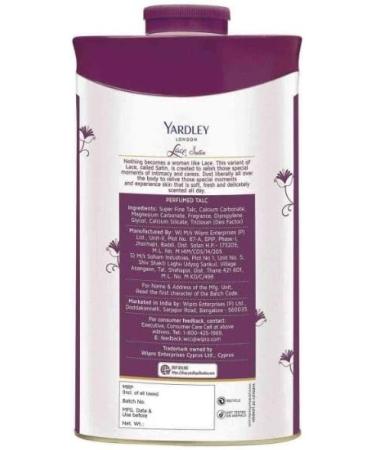 2 x 100gm Yardley London Perfumed Talcum Powder Lace Satin - Buy Online on GoSupps.com