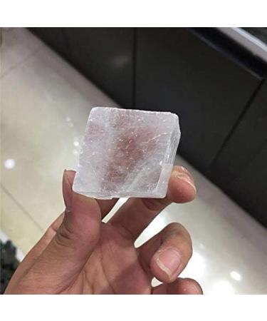 Natural Calcite Crystal Gemstone Reiki White Iceland Crystal Gemstone Cube - Buy Online on GoSupps.com