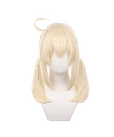 Anime Cosplay Wig Genshin Impact Wig with Free Wig Cap for Halloween Party Carnival Nightlife Concerts Weddings (Klee) Klee B