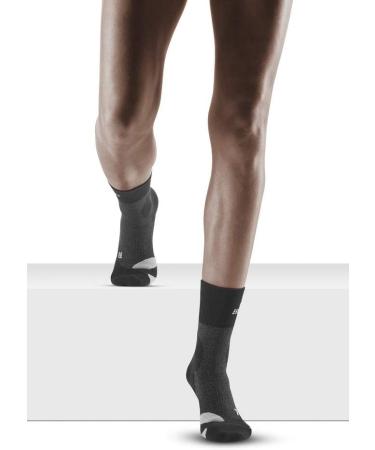 Buy CEP Women's Outdoor Compression Crew Cut Socks - Merino Mid-Cut - 3 Stonegrey/Grey | Best for Hiking & Travel - Buy Online on GoSupps.com