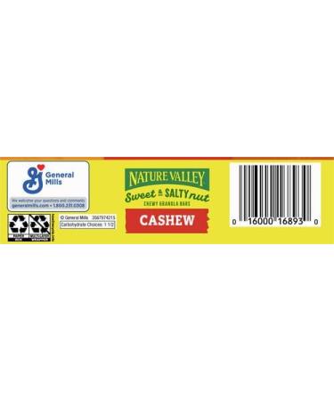 Nature Valley Sweet & Salty Nut Cashews Granola Bars - 6ct - Buy Online on GoSupps.com