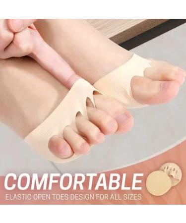 2023 New Cushioned Ice Silk High Heel Insoles - 4 Pairs | Women's Five Toe Metatarsal Socks Pads for Comfort & Support - Buy Online on GoSupps.com