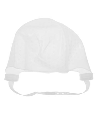 Bonnet de Coloration en Silicone Perfor Blanc Bonnet M ches R utilisable pour Teinture Professionnelle et Personnelle Kit de Capuchons Illuminateurs pour Surlignage Adapt