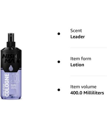 nishman After Shave Series (400ml 11 Leader) 14.11 Ounce (Pack of 1) 11 Leader - Buy Online on GoSupps.com