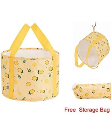 Folding Wash Basin Bucket Foldable Water Pot Home Soaking Feet Foot Bath Water Bowl Storage Pouch for Travel Washing Hopeful - Buy Online on GoSupps.com