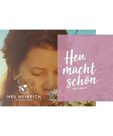 Heu-Heinrich 100ml Hay Flower Massage Oil - Natural Cosmetics with Avocado Almond Jojoba & Olive Oil - Full Body Massage & Mountain Herbs - Buy Online on GoSupps.com