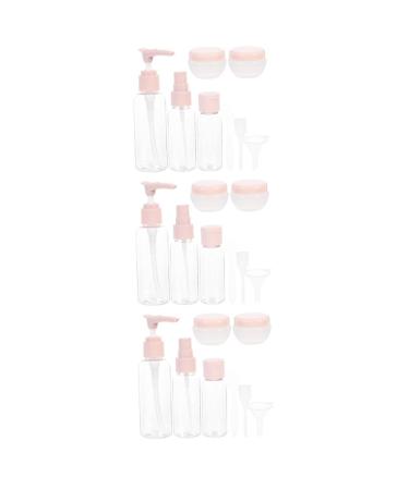 POPETPOP 3 Sets Bottle Set Clear Makeup Liquid Containers Skin Care Containers Reusable Sub Bottle Skincare Containers Dispenser Container Kit Travel Plastic Shampoo Bottle Empty Bottle