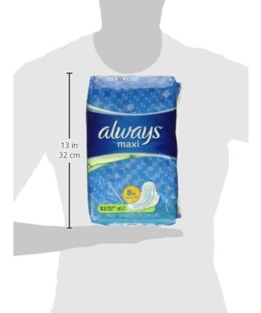 Always Maxi Long Super with Wings 32ct - Ultimate Protection for Heavy Flow - Buy Online on GoSupps.com