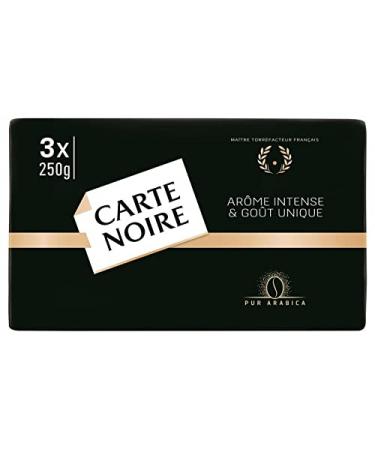 GROUND COFFEE 3X250G BLACK CARD SET OF 3
