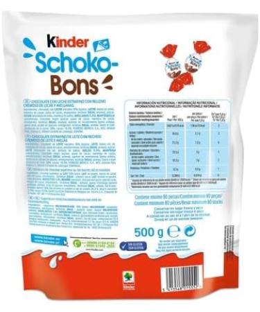 OsoRetail Pack Kinder Schoko-bons XXL of 1x500g. - Buy Online on GoSupps.com