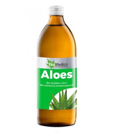 EkaMedica Aloe vera juice with pulp 500 ml EkaMedica