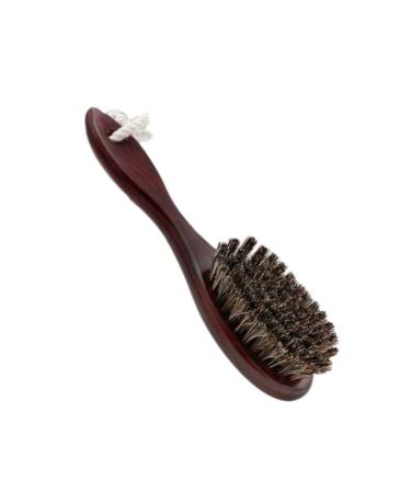 Zunedhys 2pcs Horse Hair Beard Brush & Wooden Handle Curved Comb - Natural Hair Styling Tool for Men | International Shipping - Buy Online on GoSupps.com
