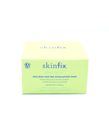 Skinfix Resurface AHA/BHA Enzyme Exfoliating Pads - 60 Pads - Buy Online on GoSupps.com