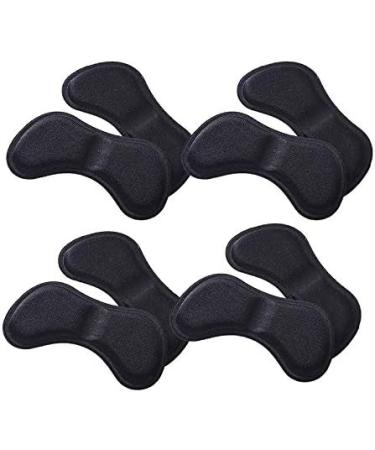 Demarkt 4 Pairs Sponge Heel Pads - Self-Adhesive Foot Care Cushions & Insoles for Comfort (Black & Flesh Color) - International Shipping Available - Buy Online on GoSupps.com
