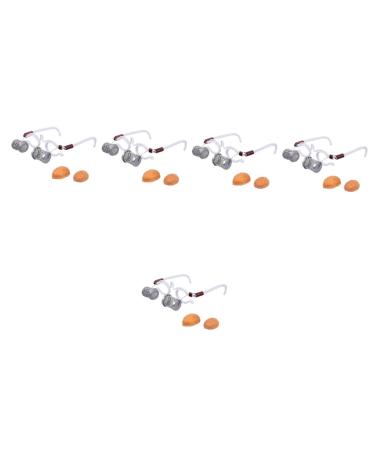 Healeved 5 STK Device for eye mopics eye walnut moxibusion eye massage eye care tool Moxa glasses frames for the eye Moxibusstaufstab.