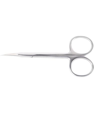 Professional Precise Pointed Tip Cuticle Scissors Stainless Steel Curved Blade Manicure Scissors - Buy Online on GoSupps.com