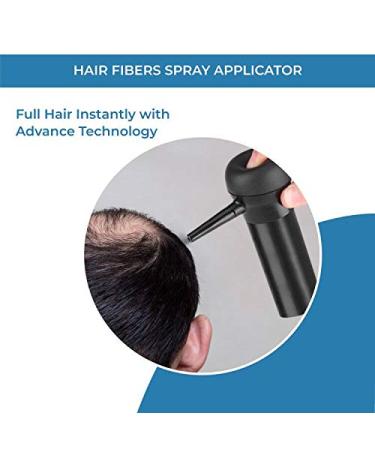Hair Fiber Applicator for Thin Hair | Atomizer Nozzle for Hair Building Fibers & Thickening | Best Hair Loss Concealer Tool for Men & Women - Buy Online on GoSupps.com