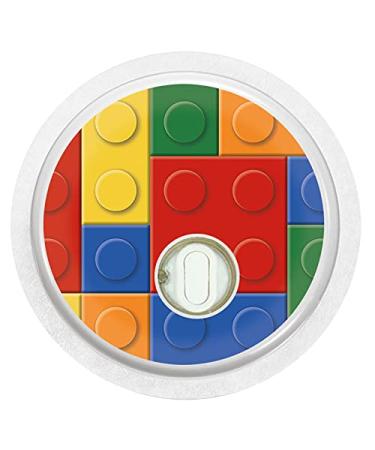Sticker for FreeStyle Libre 3 Sensor 2x Building Blocks myDili Diabetes